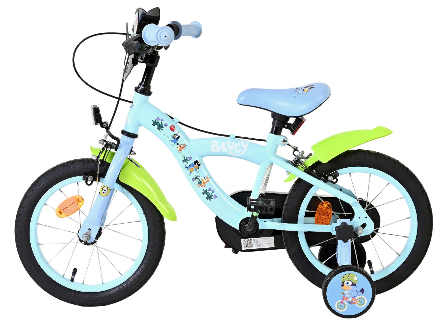 bluey-volare-14-zoll-kinderfahrrad-hellblau-mit-handbremsen image 7