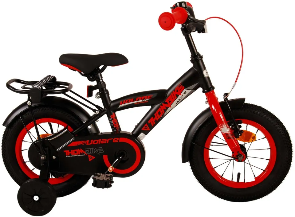 volare-thombike-12-zoll-kinderfahrrad-jungen-schwarz-rot-st-tzr-der image 1