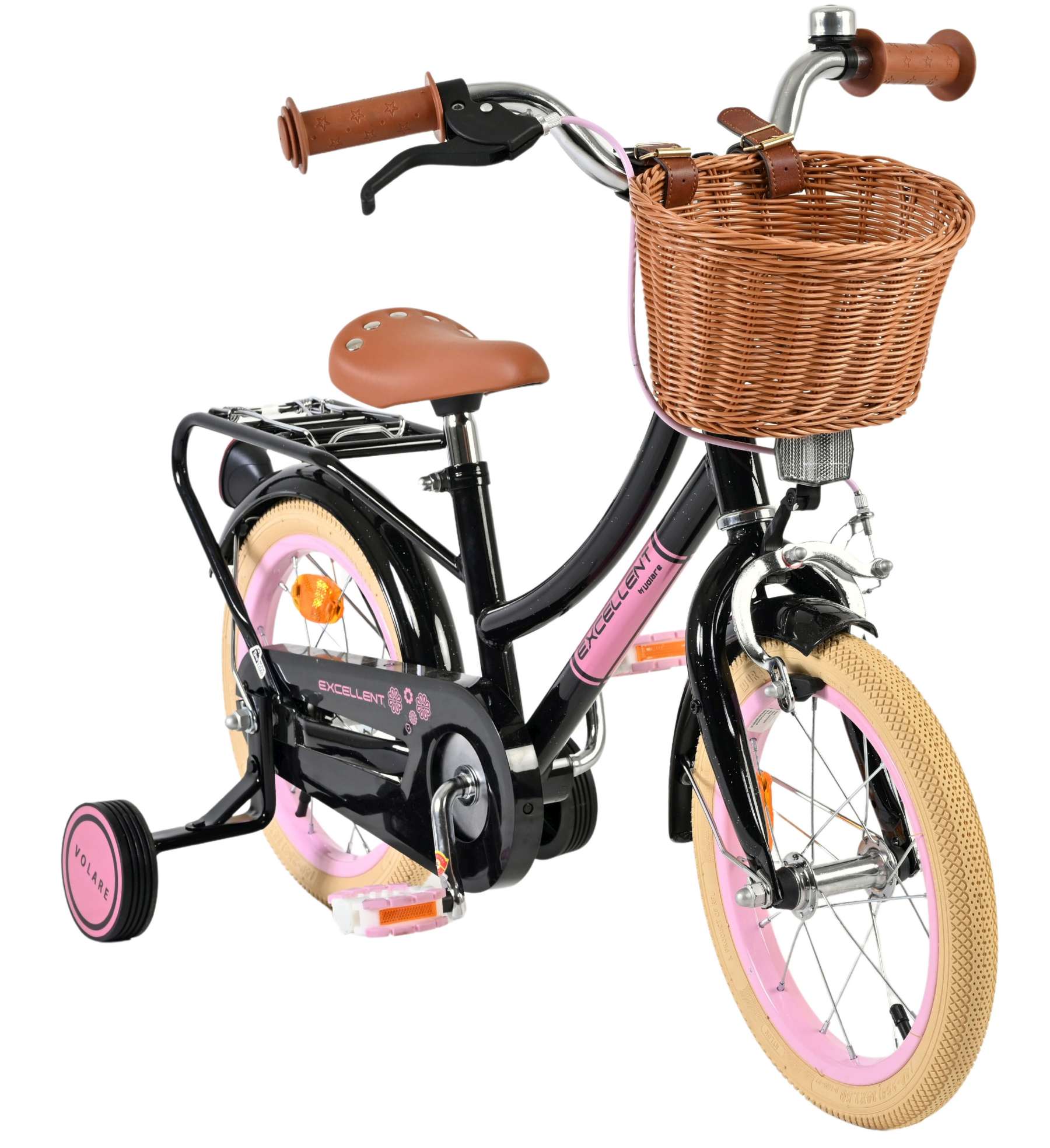 volare-excellent-14-zoll-kinderfahrrad-m-dchen-schwarz image 5