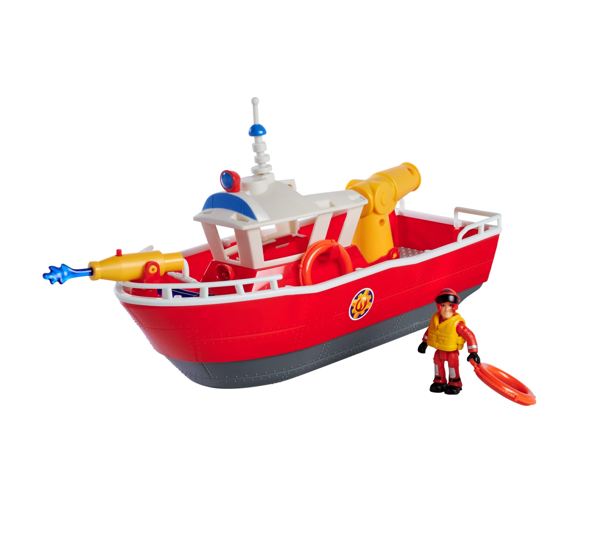 simba-feuerwehrmann-sam-boot-titan-32-cm-mit-figur-kanonen image 1