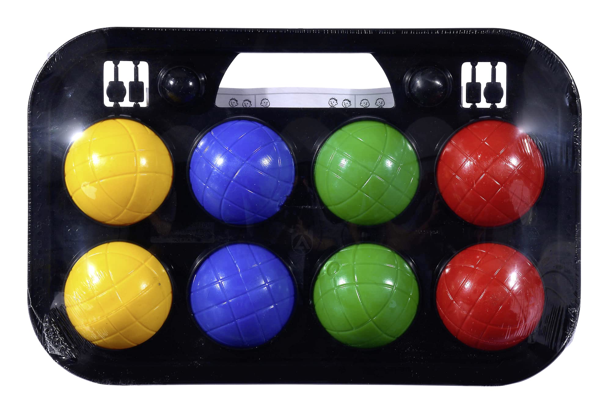 simba-bounzyball-boccia-spiel-tragekorb-8-kugeln-outdoor image 1