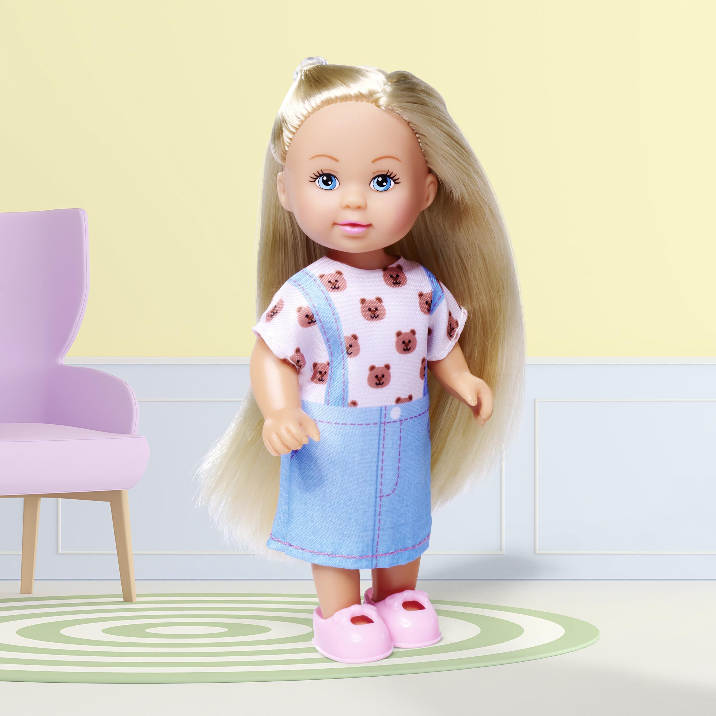 simba-evi-love-fashion-puppe-12-cm-jeanskleid-3-outfits image 4