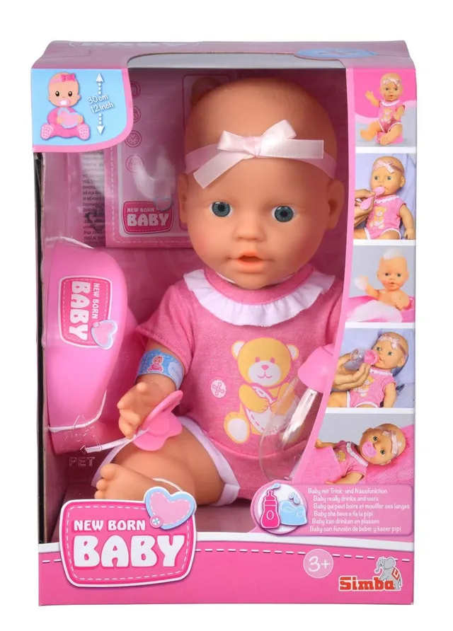 simba-new-born-baby-puppe-30-cm-trink-n-ssfunktion image 1