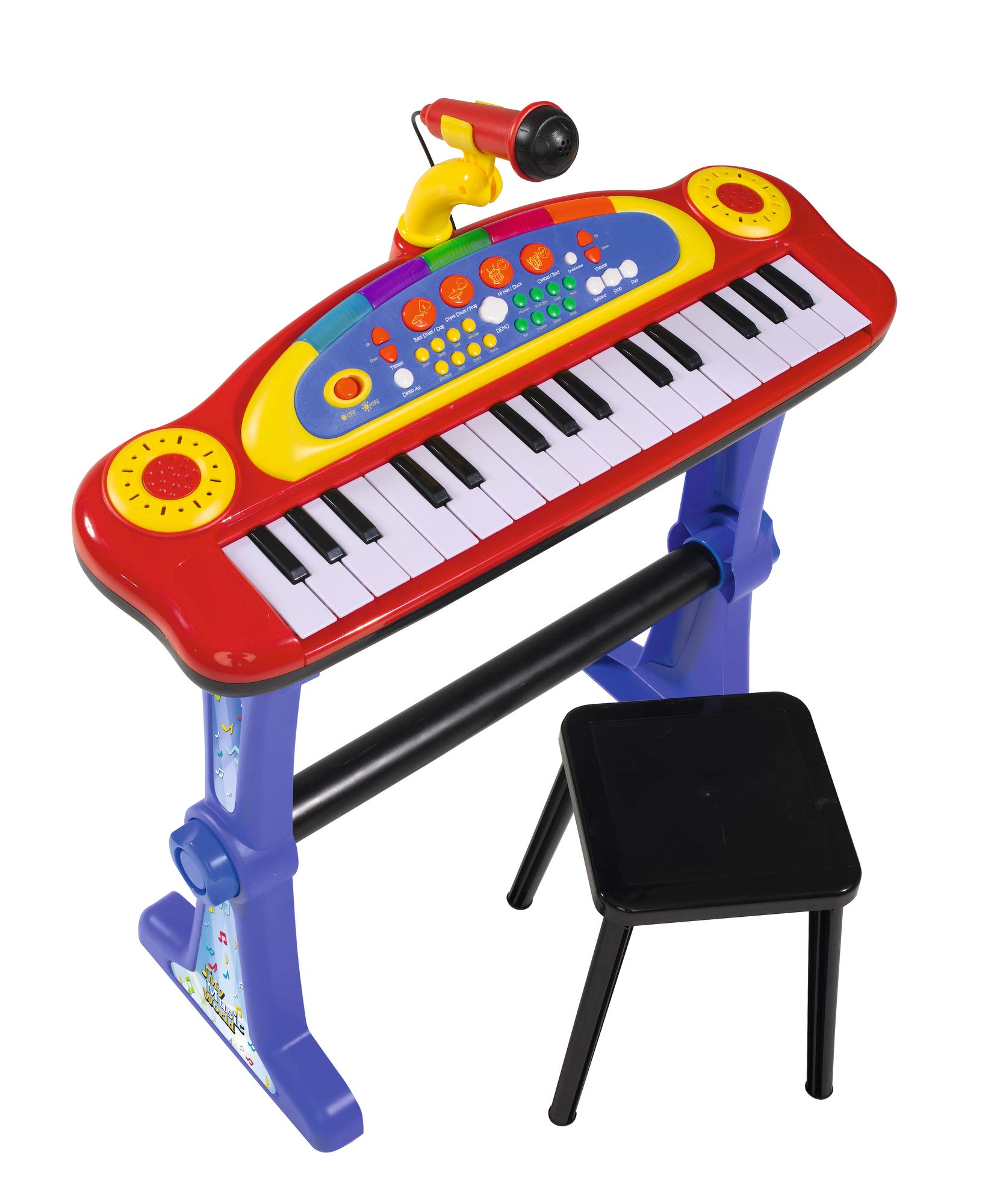 simba-my-music-world-standkeyboard-31-tasten-mit-mikrofon image 1